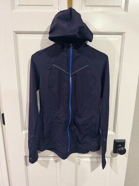 Lululemon Athletica Dark Blue Full Zip Hooded Jacket